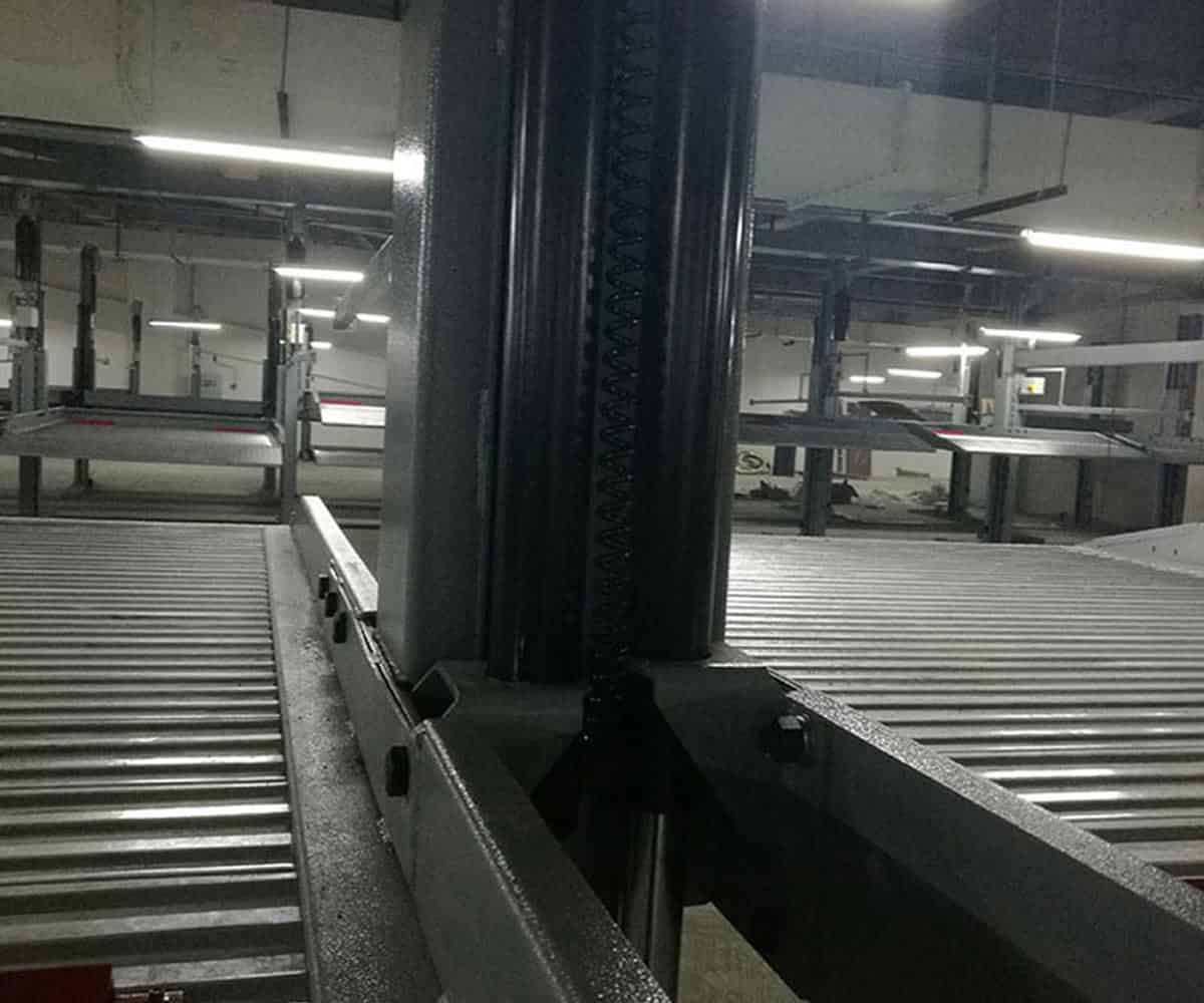 壤塘兩層升降停車立體車庫改造