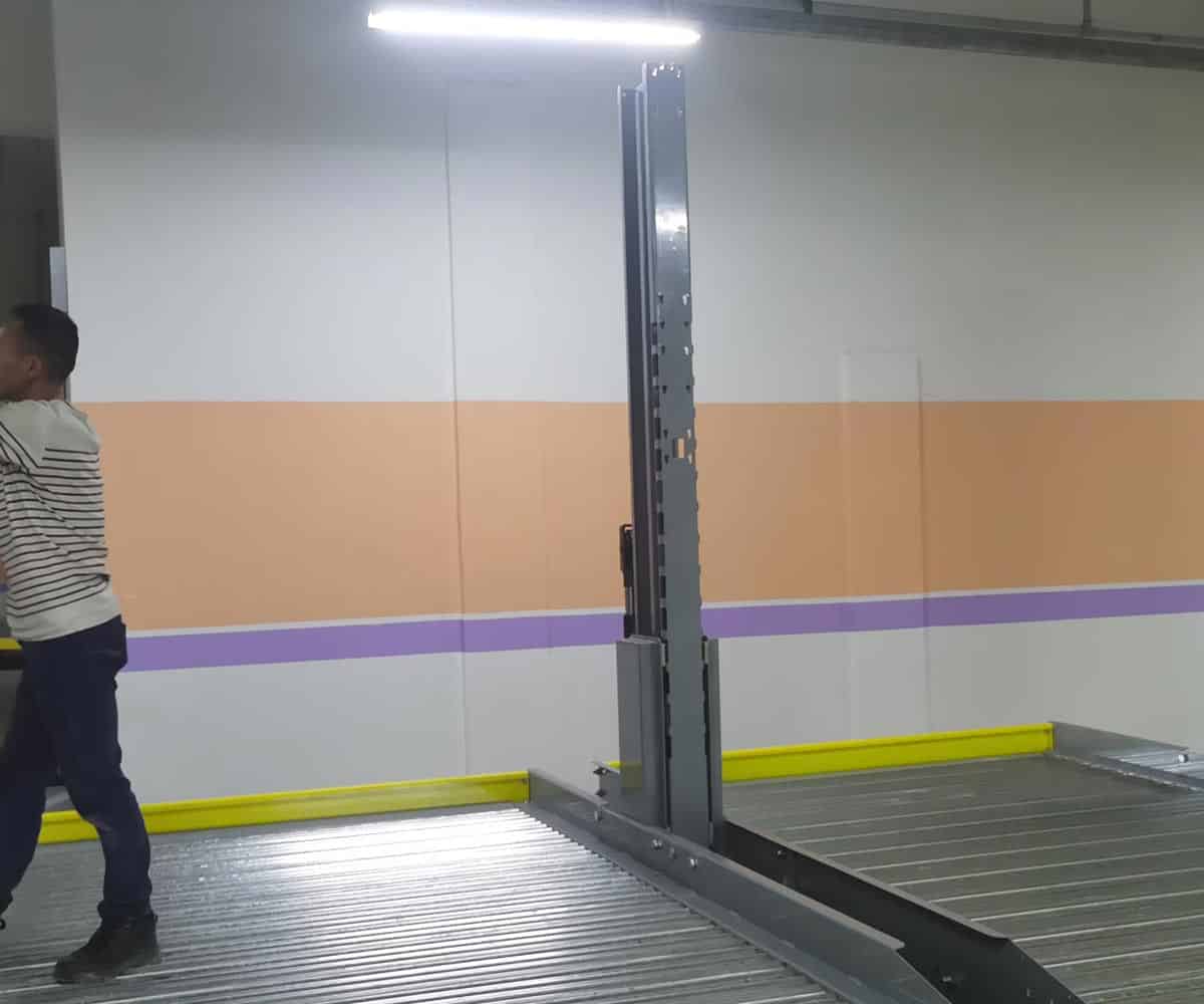永登升降橫移機(jī)械車庫過規(guī)劃