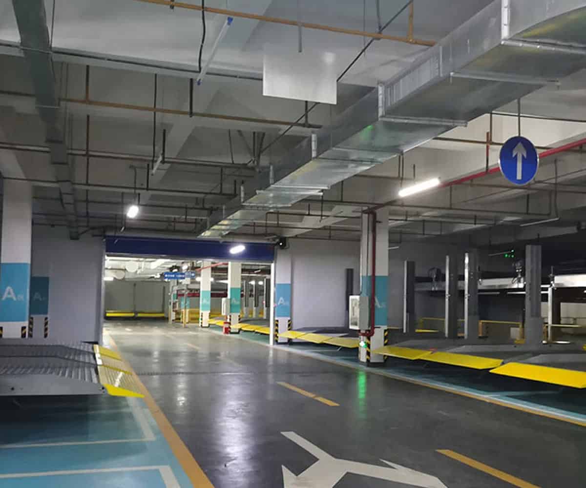 通江二層簡易升降類立體停車設(shè)備過規(guī)劃