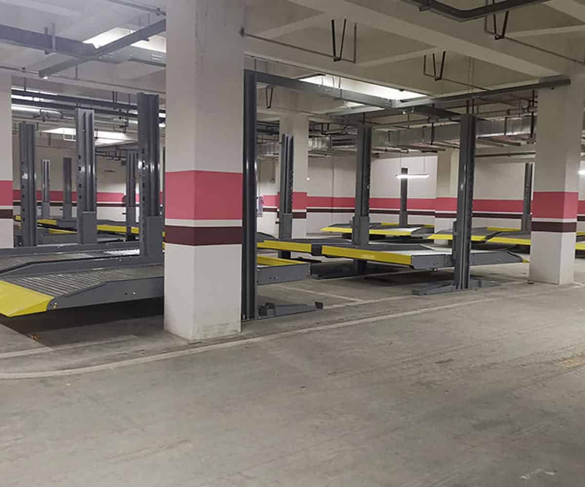 兩當(dāng)二層升降橫移立體停車位出租