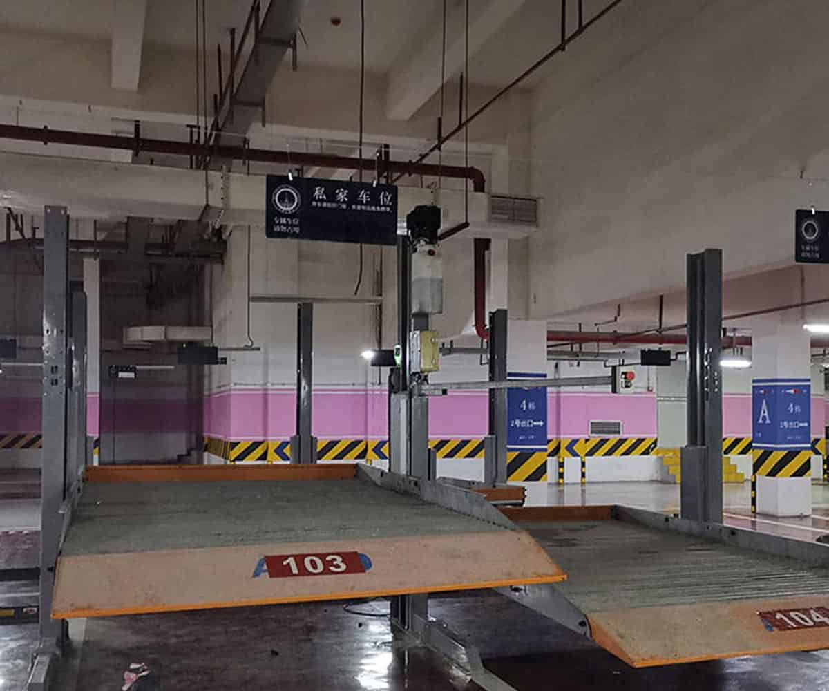 敦煌二層升降橫移式機(jī)械車位租賃