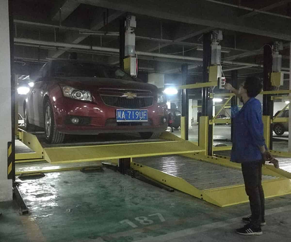 PSH三層升降橫移類(lèi)停車(chē)設(shè)備（負(fù)一正二地坑式）技術(shù)參數(shù)