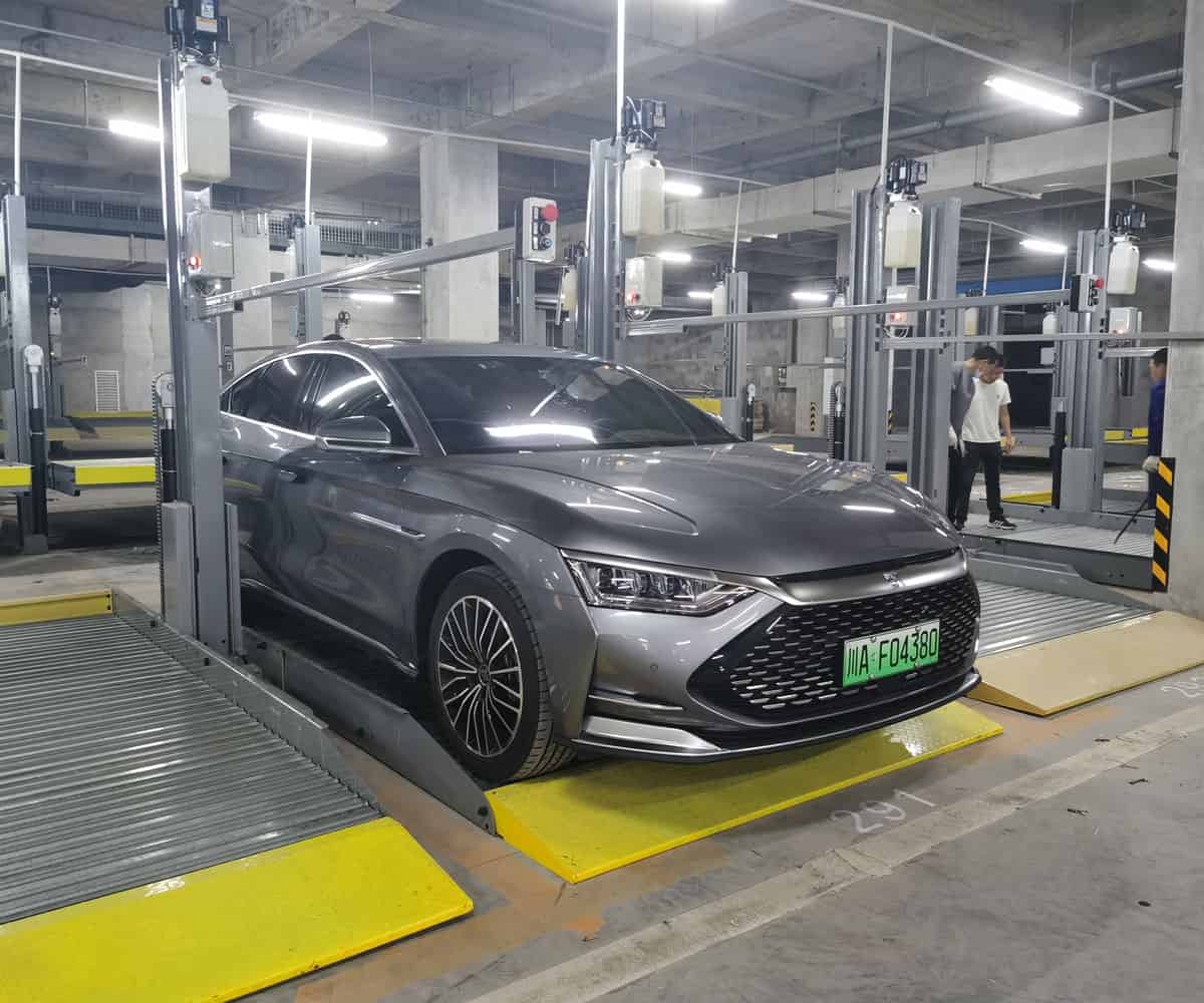 PSH二層升降橫移類(lèi)停車(chē)設(shè)備（重列式）技術(shù)參數(shù)