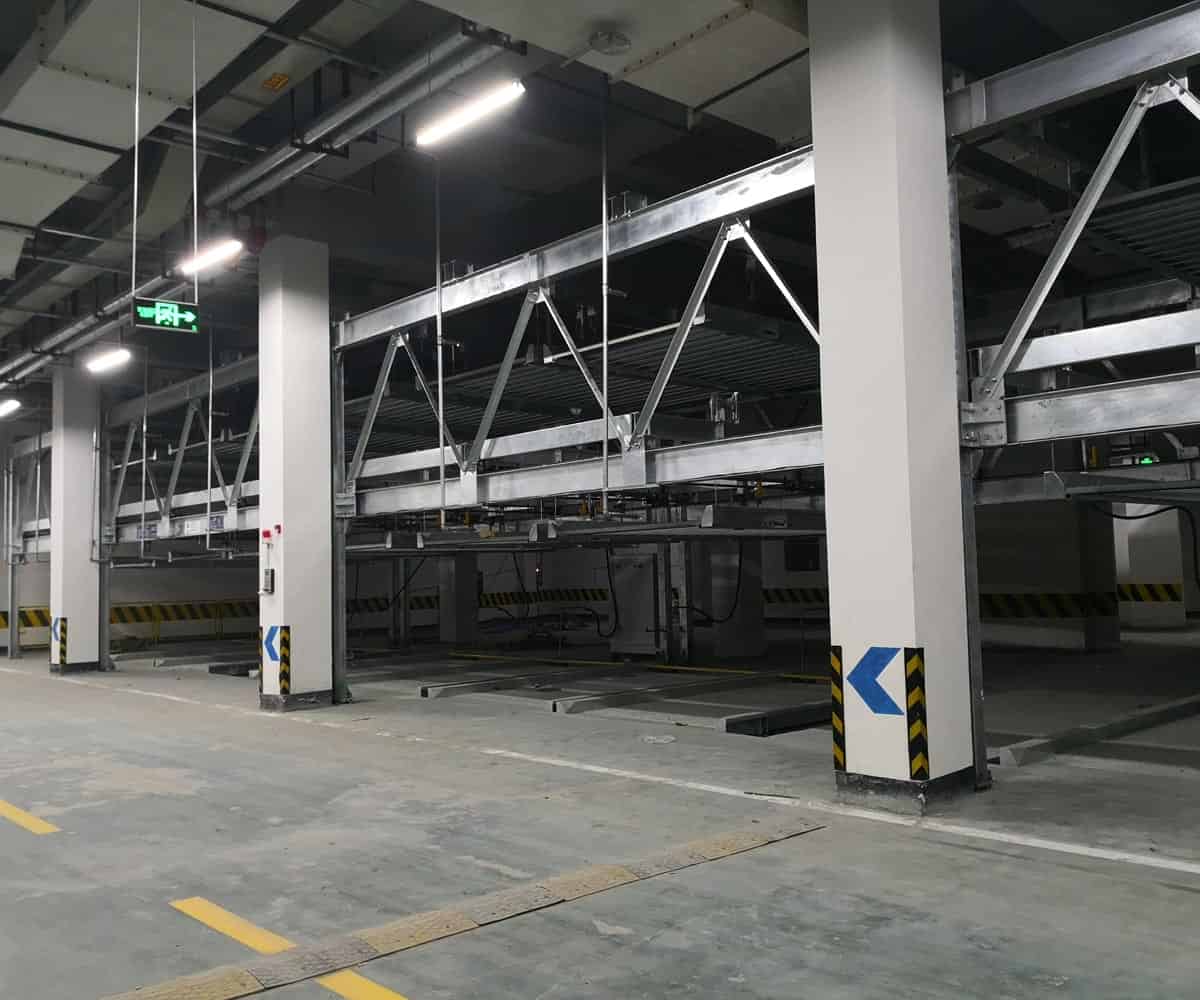 兩當(dāng)單列PSH2二層升降橫移機(jī)械式立體車庫(kù)設(shè)備